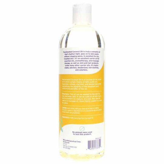 Fractionated Coconut Oil for Skin and Hair - Liquid Coconut Oil for Hair  Care and Body Oil for Dry Skin - Pure Coconut Oil Carrier Oil for Essential