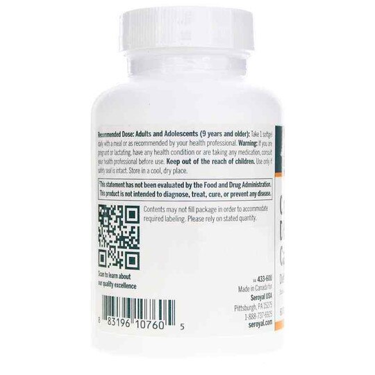 Cod Liver Oil DHA/EPA Forte Capsules, 60 Softgels, GEN