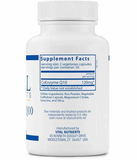 CoEnzyme Q10 60 Mg, 60 Veg Capsules, VTN