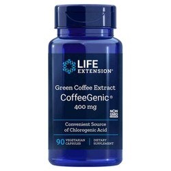 CoffeeGenic® Green Coffee Extract, 400 mg, 90 vegetarian capsules