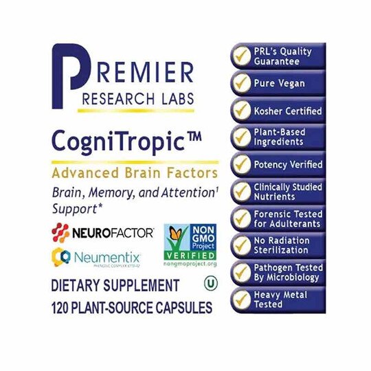 CogniTropic, 120 Veg Capsules, PRL