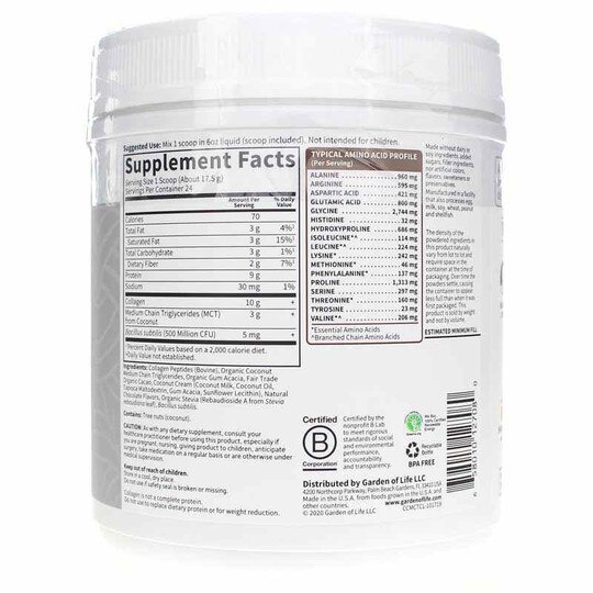 Collagen Coconut MCT, GOL