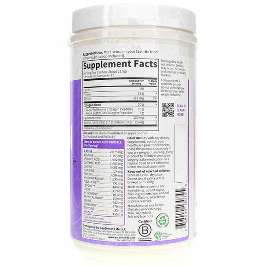 Collagen Hyaluronic Acid, 9.52 Oz, GOL