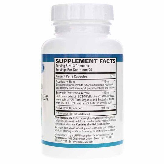 Collagen Joint Complex, 60 Capsules, EUMD