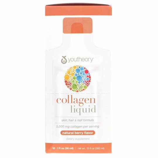Collagen Liquid, 12 Liquid Tubes, YTY