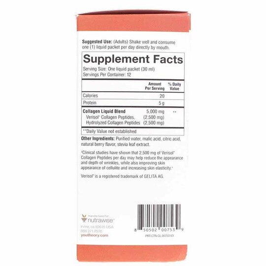 Collagen Liquid, 12 Liquid Tubes, YTY