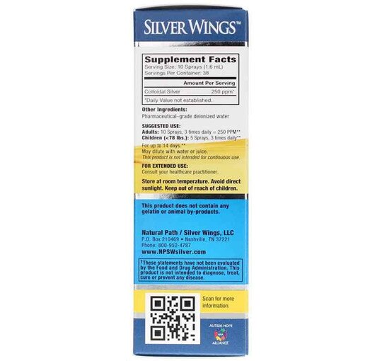 Colloidal Silver Spray 250 PPM, 2 Oz, NPSW