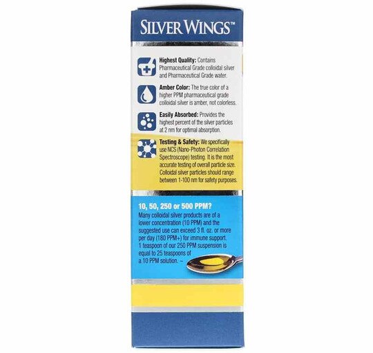 Colloidal Silver Spray 250 PPM, 2 Oz, NPSW