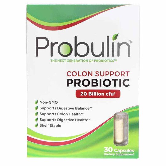 Colon Support Probiotic, 30 Capsules, PBLN