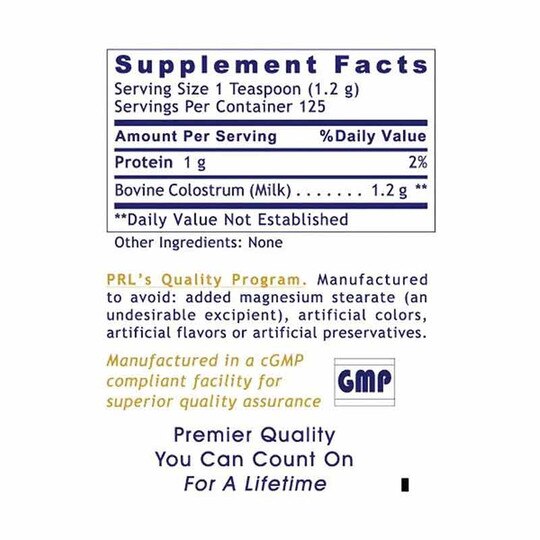 Colostrum-IgG Powder, 5 Oz, PRL