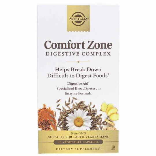 Comfort Zone Digestive Complex, 90 Veg Capsules, SLG