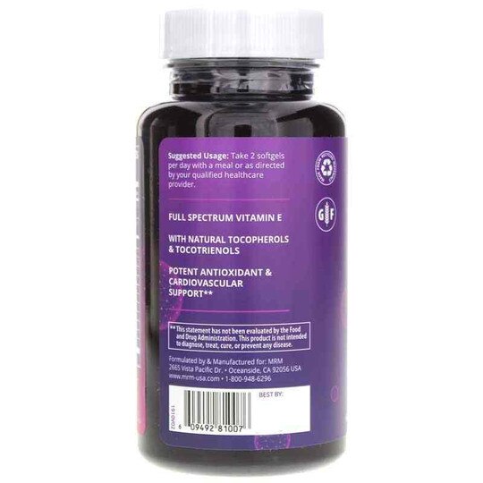 Complete E, 60 Softgels, MRM