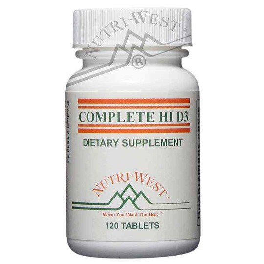 Complete Hi D3, 120 Tablets, NWE