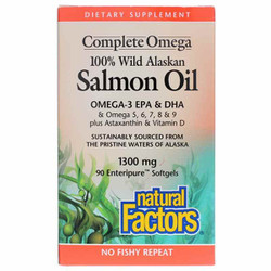 Complete Omega Wild Alaskan Salmon Oil 1300 Mg