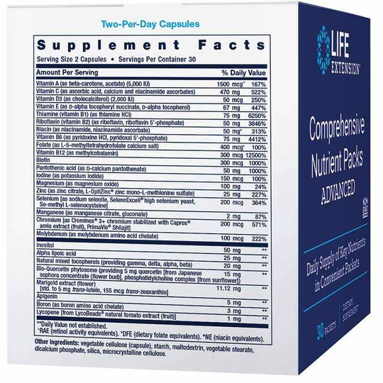 Comprehensive Nutrient Packs Advanced, 30 Packets, LFE