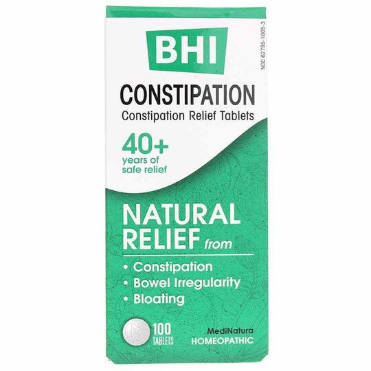 Constipation Relief Tablets, 100 Tablets, BHI