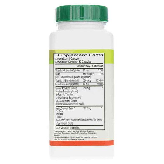 Contegra Energy Activation Formula, 60 Tablets, SNS