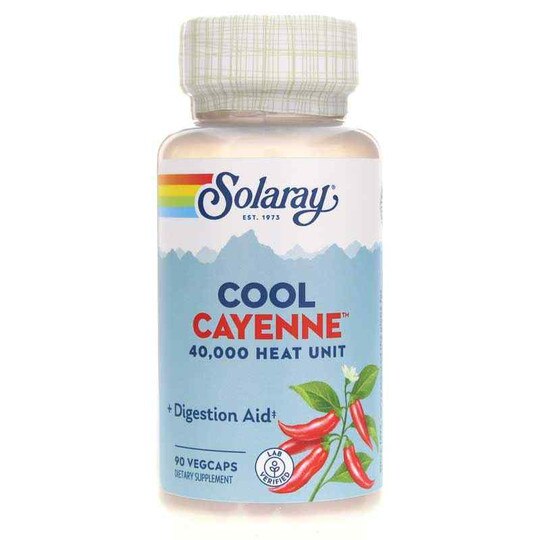 Cool Cayenne 40,000 Heat-Unit, 90 Veg Capsules, SLR