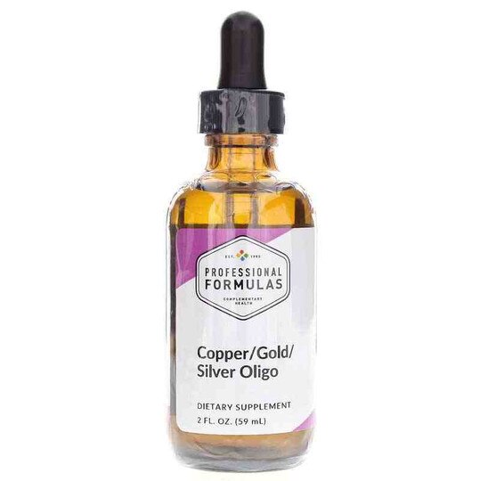 Copper/Gold/Silver Oligo Drops, 2 Oz, PCHF