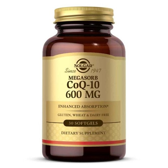 CoQ-10 600 Mg Megasorb, 30 Softgels, SLG