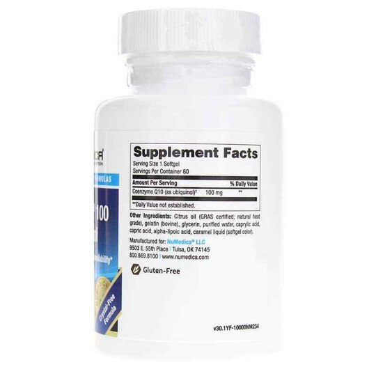 CoQ-Clear 100 Ubiquinol, 60 Softgels, NUM