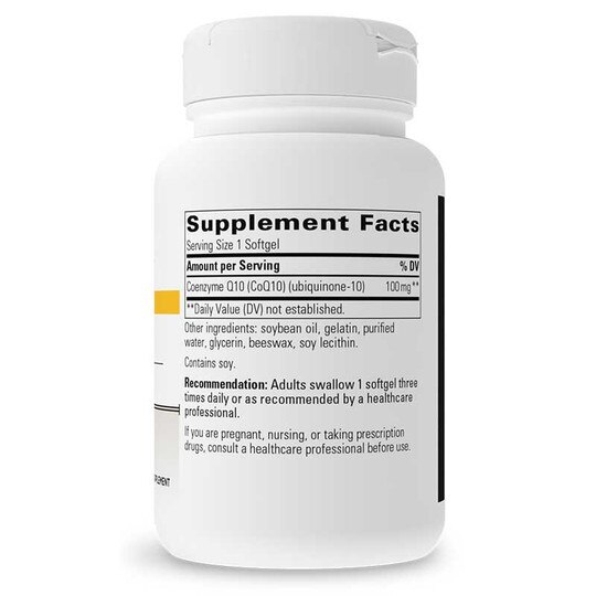 CoQ10 100 Mg, 60 Softgels, INT