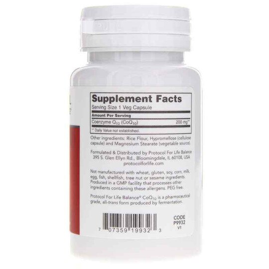 CoQ10 200 Mg, 30 Veg Capsules, PFLB