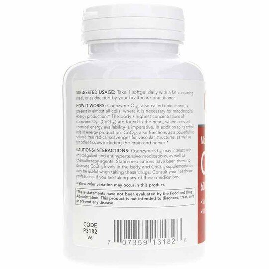 CoQ10 600 Mg, 60 Softgels, PFLB