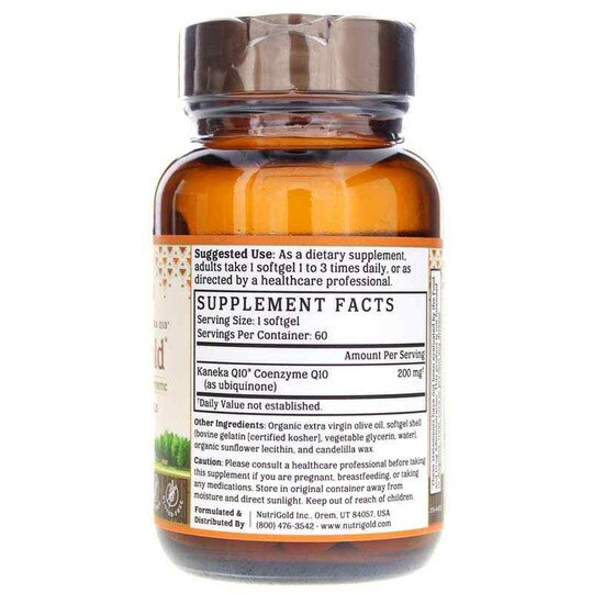 CoQ10 Gold 200 Mg, 60 Softgels, NAU