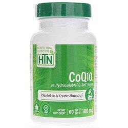 CoQ10 as Hydrosoluble Q-Gel Mega 100 Mg 1