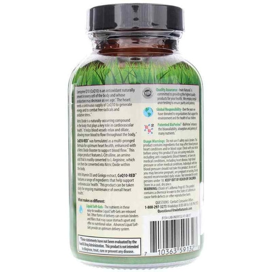 CoQ10-RED, 60 Liquid Softgels, IRN