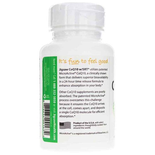 CoQ10 w/SRT, 60 Veg Capsules, JGH