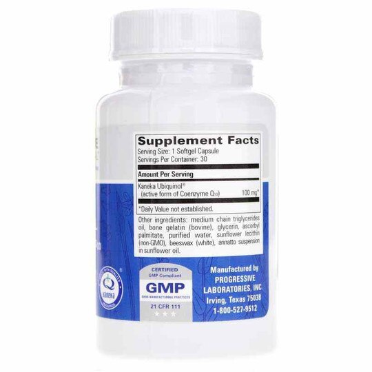 CoQ10 Ubiquinol, 30 Softgels, PGL