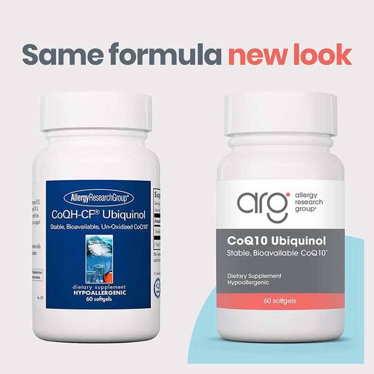 CoQH-CF Ubiquinol, 60 Softgels, ARG