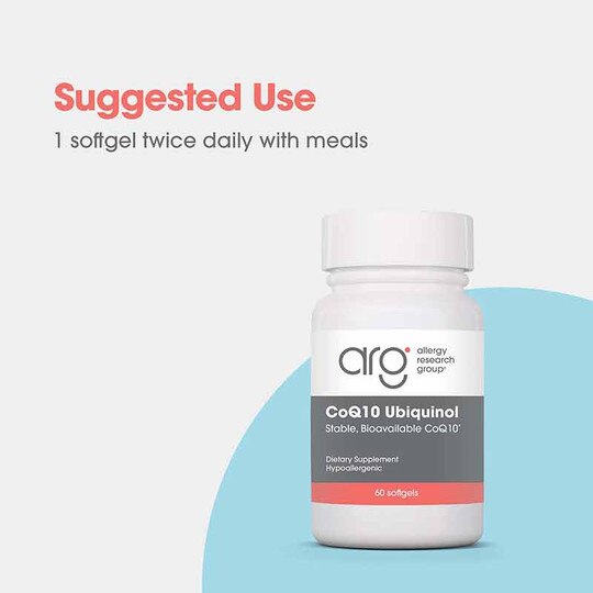 CoQH-CF Ubiquinol, 60 Softgels, ARG