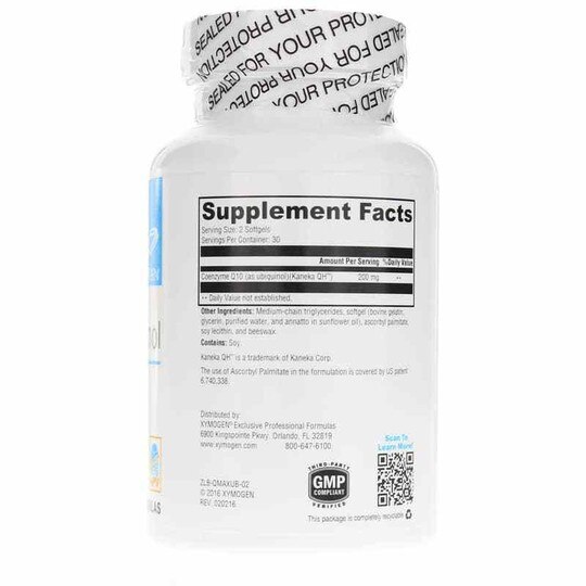 CoQmax Ubiquinol, 60 Softgels, XYM