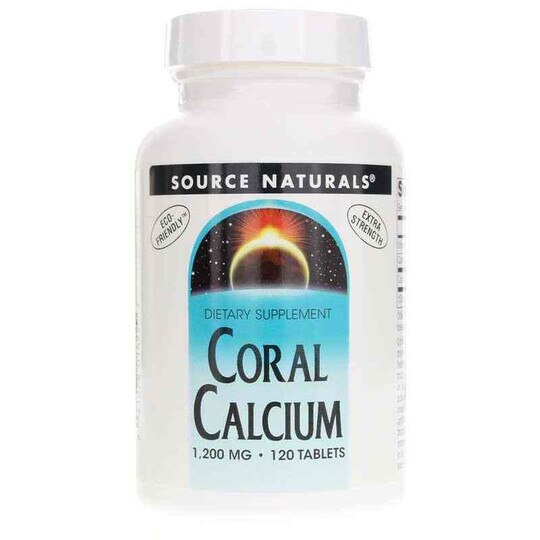 Coral Calcium 1200 Mg Tablets, Source Naturals