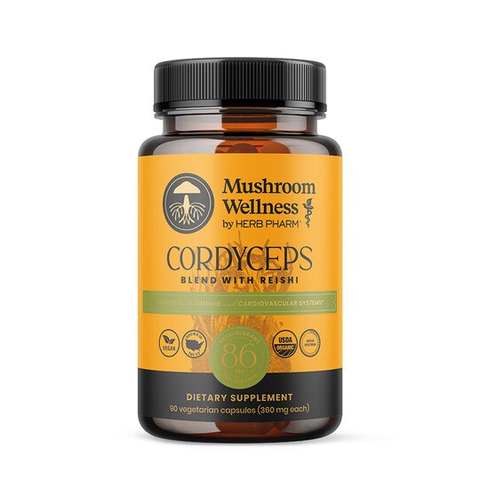 Cordyceps Blend with Reishi, 90 Veg Capsules, HPH