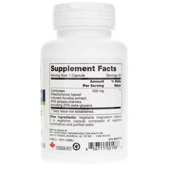 Cordyceps SAP, 60 Capsules, NFH