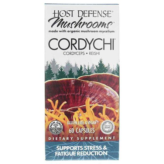 CordyChi Stress Support, 60 Veg Capsules, HDF