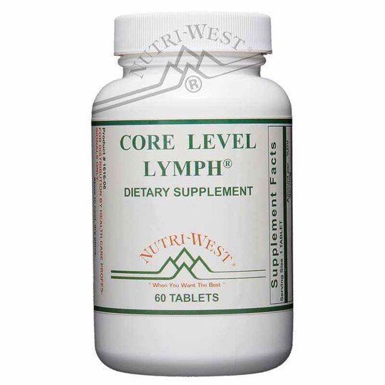 Core Level Lymph, 60 Tablets, NWE