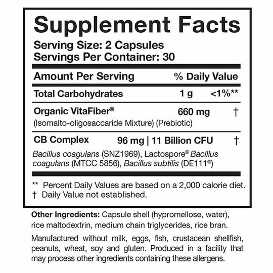 CoreBiotic Spore Based Probiotic, 60 Veg Capsules, RSN