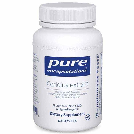 Coriolus Extract, 60 Capsules, PEC