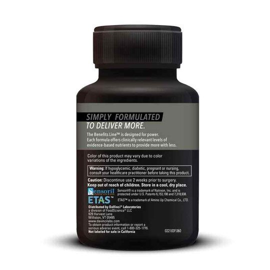 Cortisol Benefits, 60 Capsules, DL