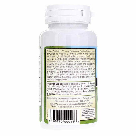 Cortisol Optimizer, 90 Veg Capsules, FJS