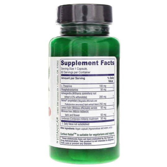 Cortisol Relief Pro, 60 Vegan Capsules, VTAP