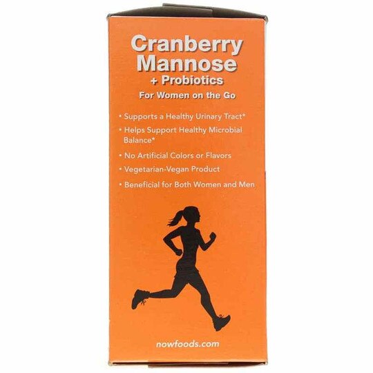 Cranberry Mannose + Probiotics, 24 Packets, NOW