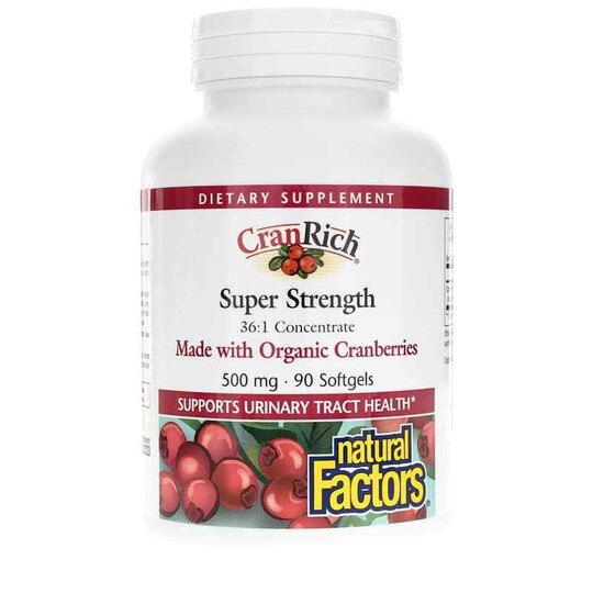 CranRich Super Strength with Organic Cranberries, 90 Sof, NF