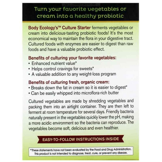 Culture Starter, 6 Packets, BOE