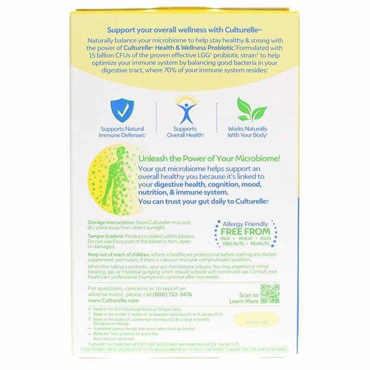 Culturelle Pro-Well Health & Wellness, 30 Veg Capsules, IHL